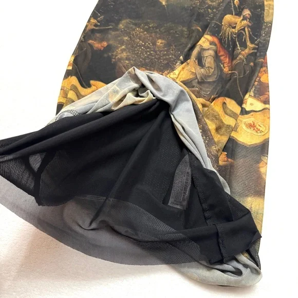 Zara Bosch Hieronymus sz S dress Strapless Tulle Mesh Stretch The Ship is Fools - Picture 8 of 12